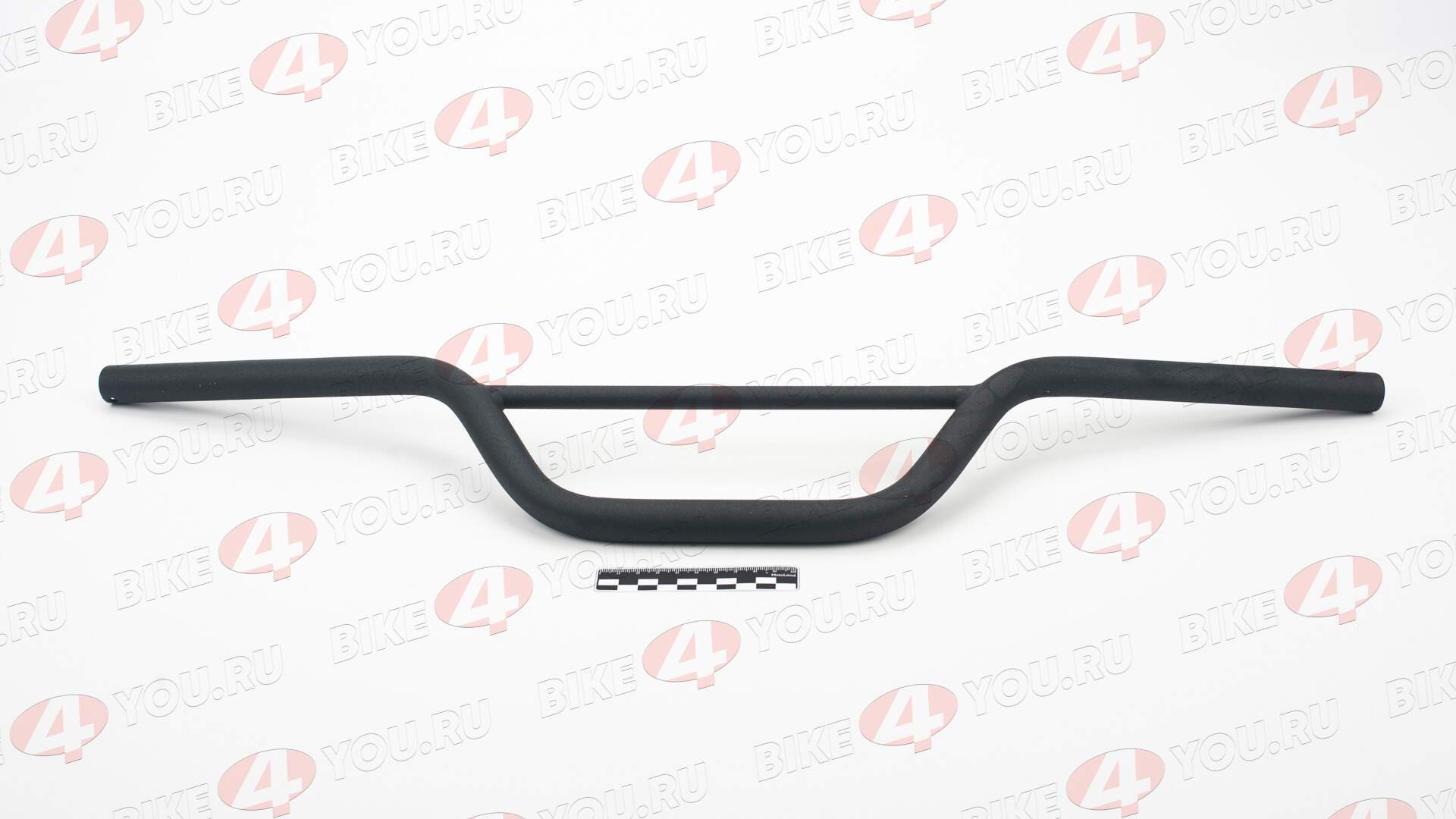 Руль 22мм №4 с перекладиной черный матовый