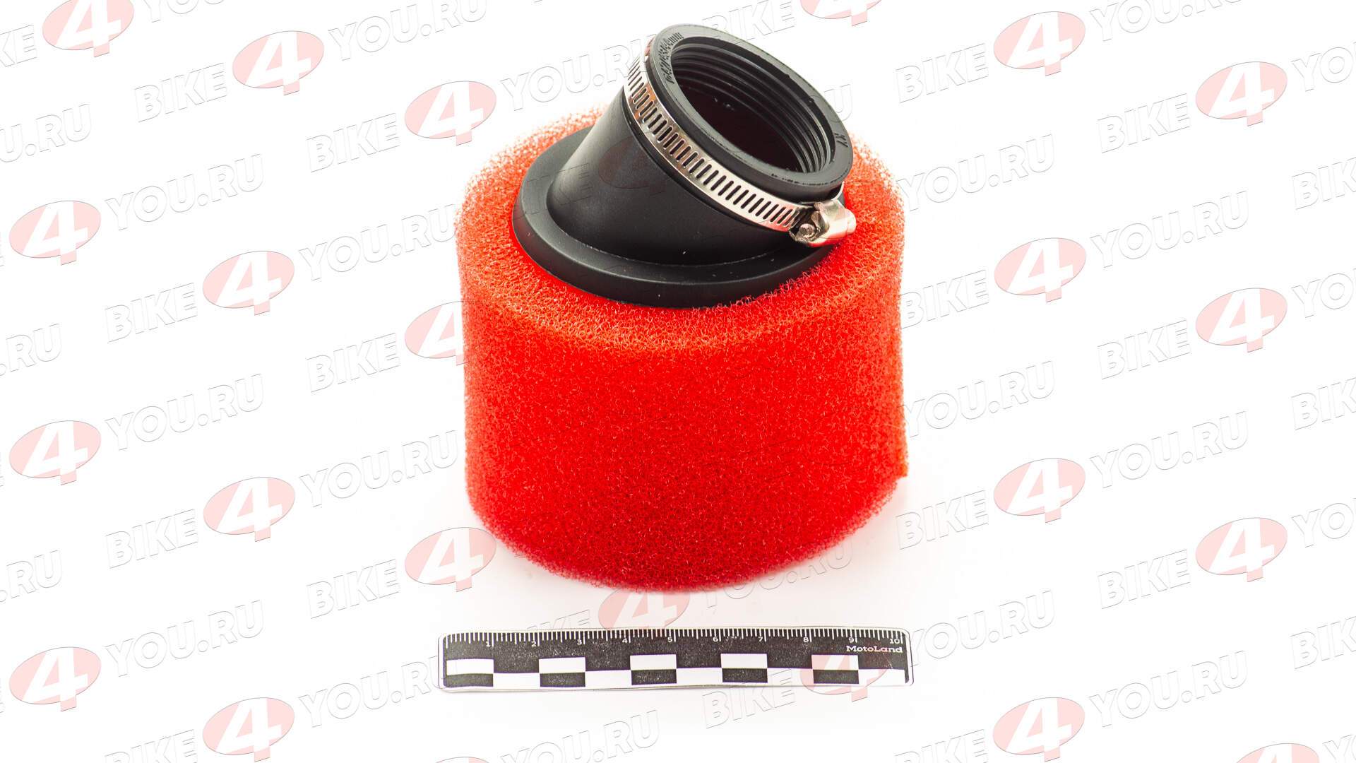 Фильтр возд. нулевик №2 (d=45mm) поролон красный