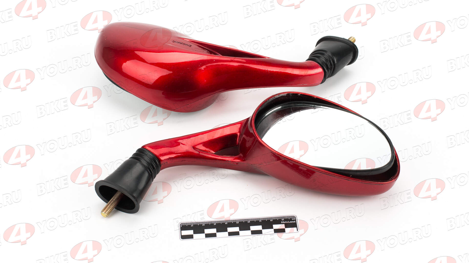 Зеркало d8 mm ZX- 057  VIG (кр./черн./серебр.)