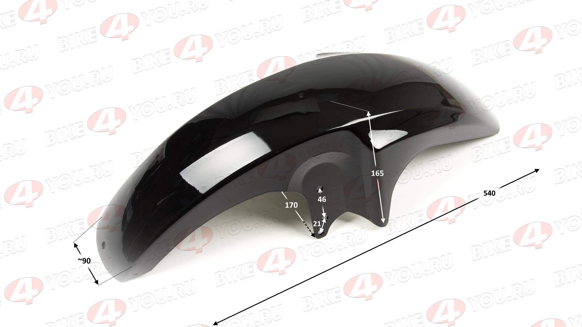 Крыло переднее мото FG-AKT-SL-013 (18")