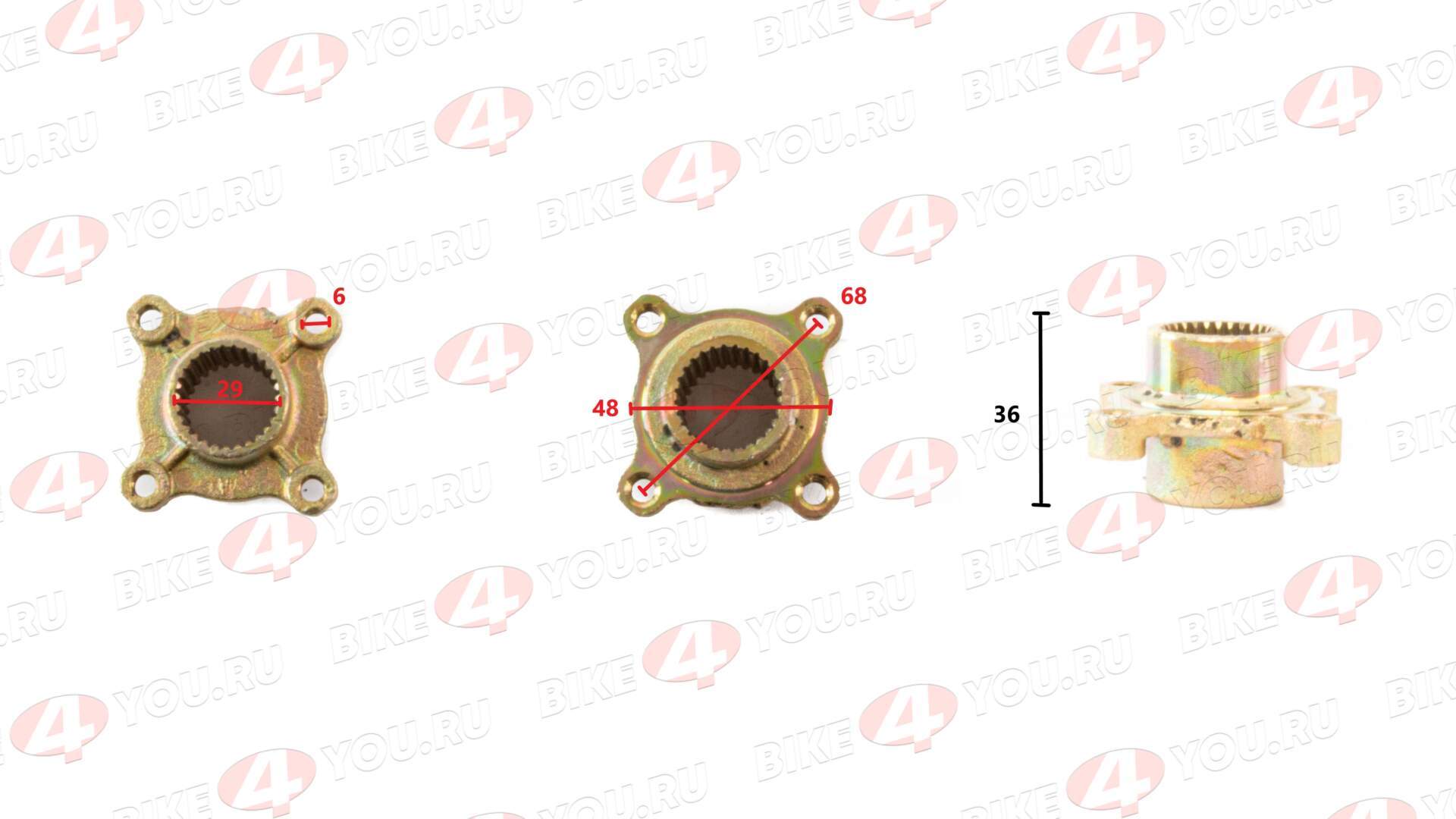 Крепление заднее тормозного диска/звезды ATV EAGLE/FOX/WILD/COYOTE