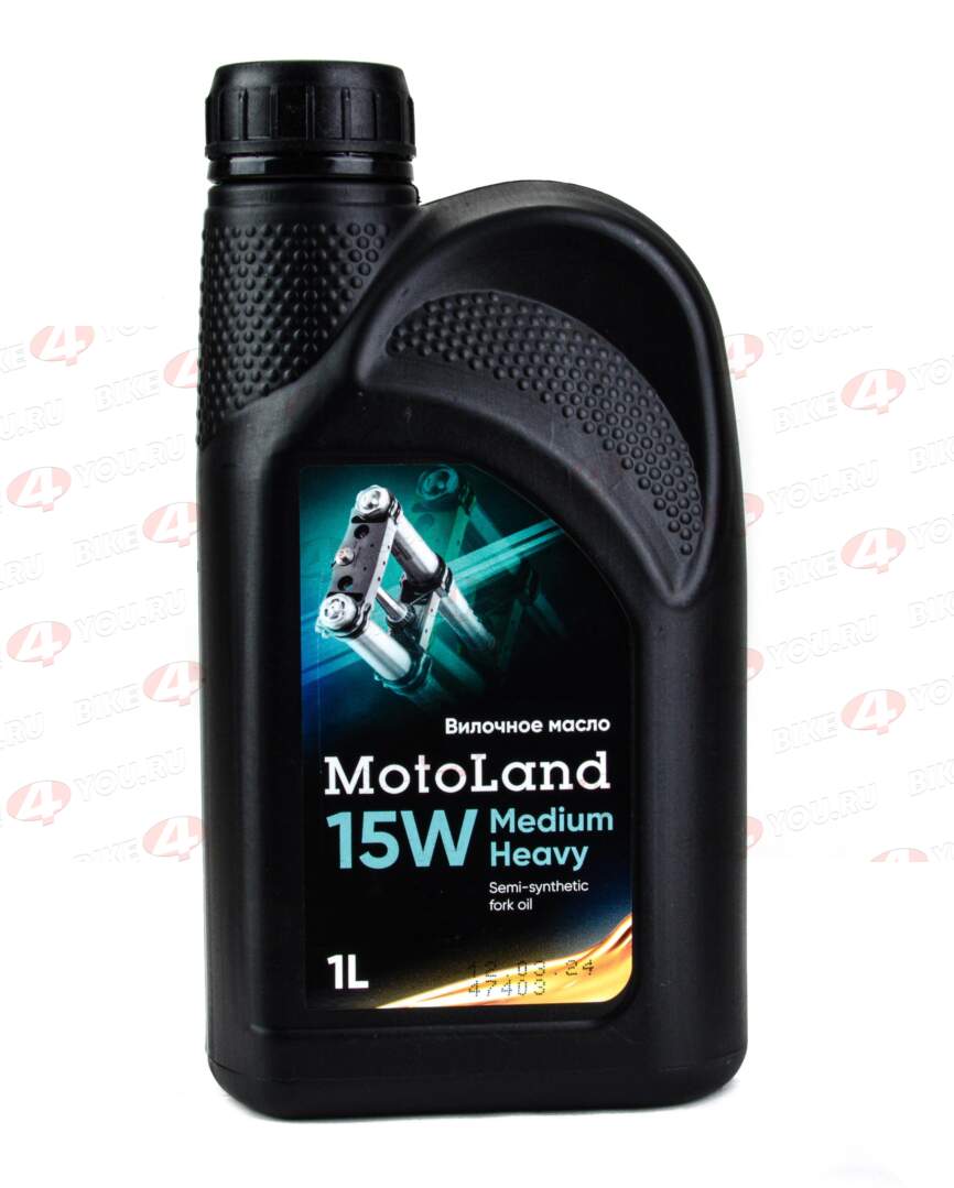 Масло гидравлическое MOTOLAND Fork oil  Medium Heavy 15W 1л