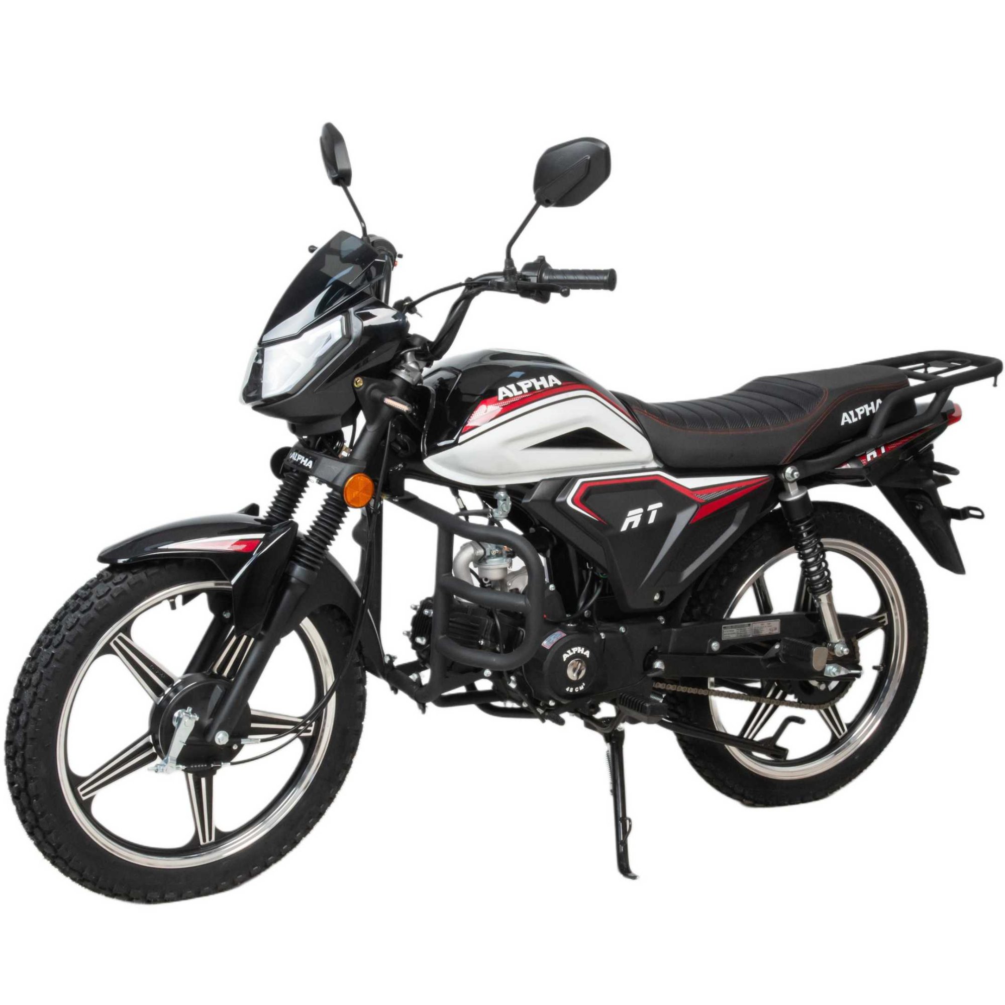 Мопед Motoland Альфа RT 11 (LM48-B) черный  (A)