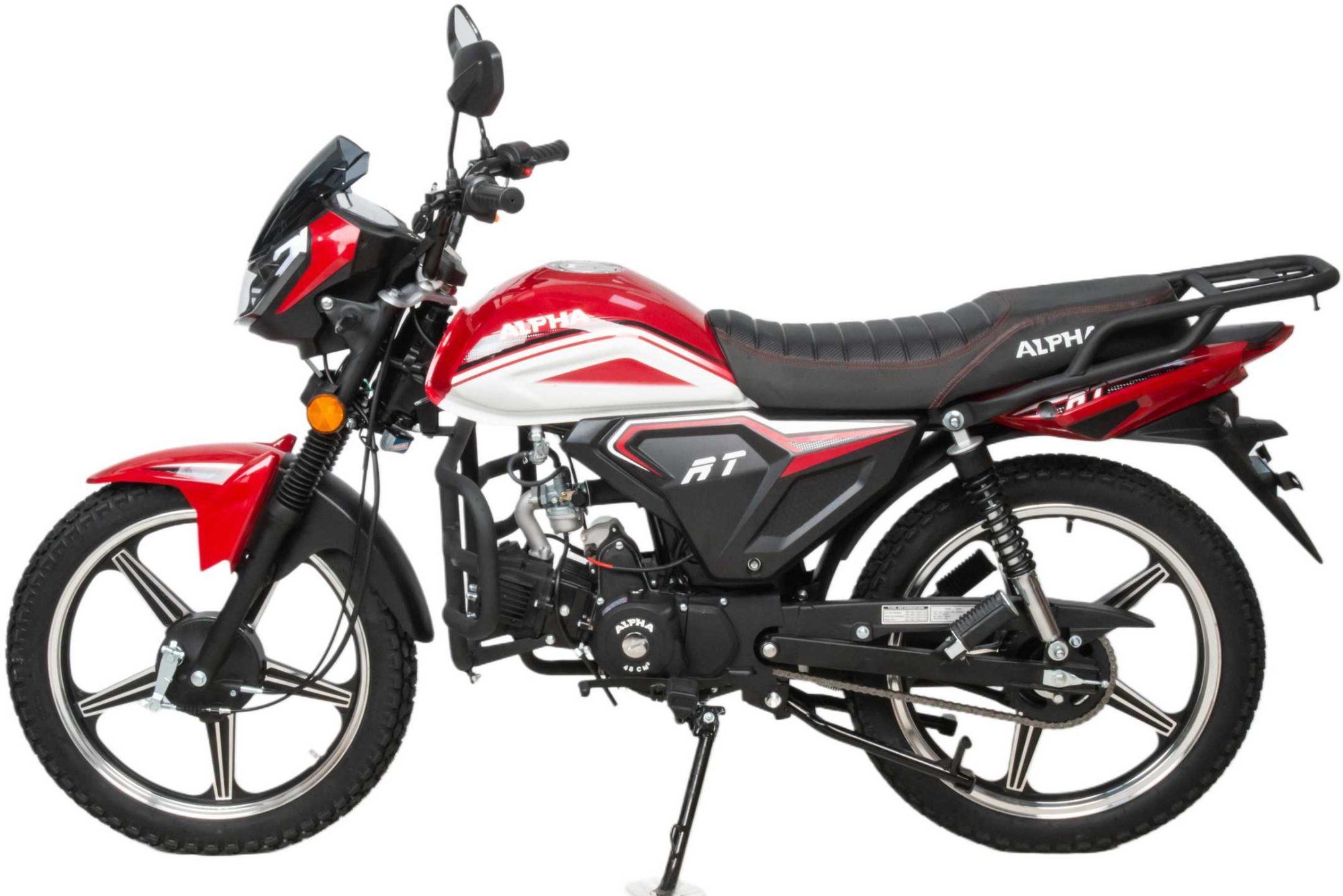 Мопед Motoland Альфа RT 11 (LM48-B) красный  (A)